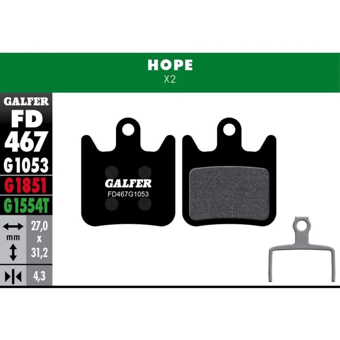 Remblok Galfer Hope X2