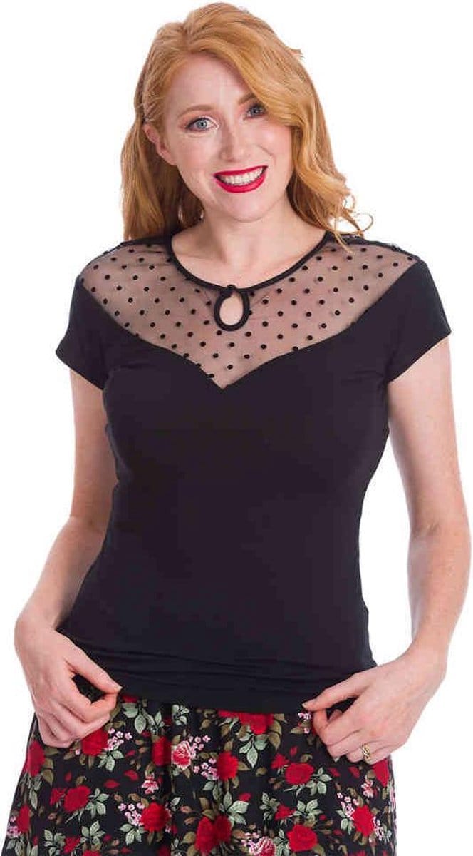 Dancing Days - SMOULDER Top - L - Zwart