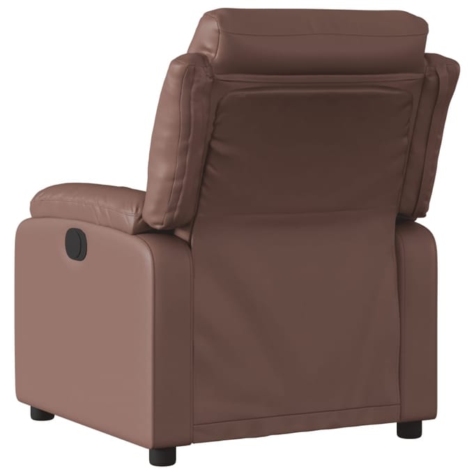 vidaXL - Fauteuil - verstelbaar - kunstleer - bruin