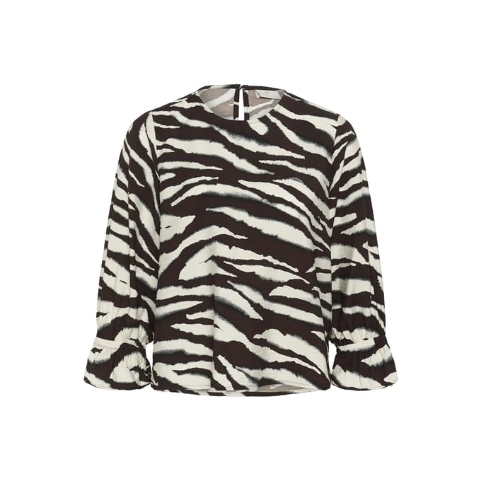 Damesblouse met lange mouwen KAFFE Viky