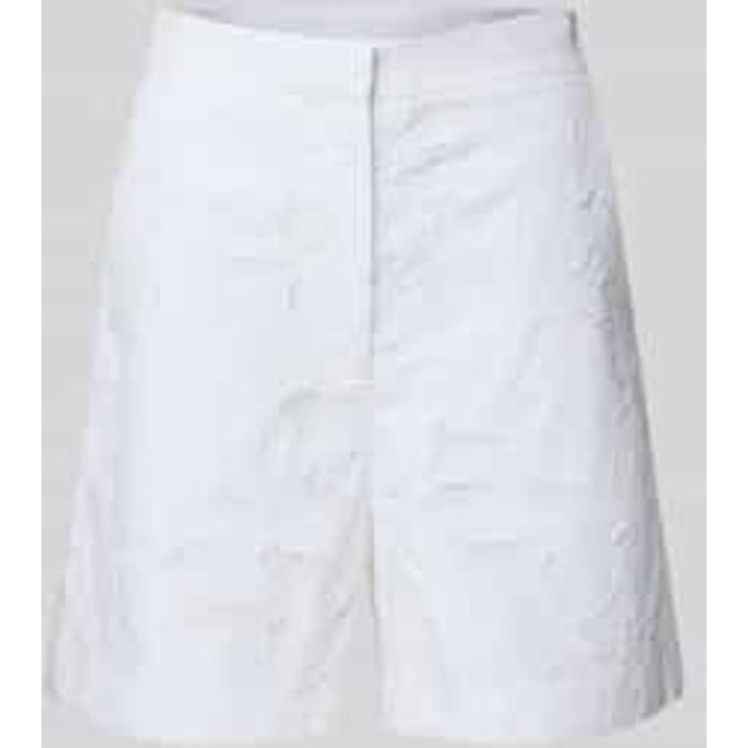 Regular fit korte broek met kant, model 'Tonara'