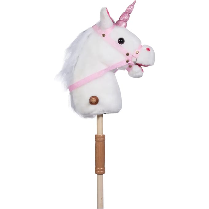 HKM - Stokpaardje - Met Geluid - Bella - Wit - Unicorn