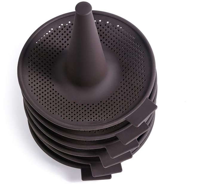 6 stuks - Donut vorm - Bakvorm - Donut Bakvorm - Herbruikbaar Donutmaker - 135*93 mm - Siliconen - Bruin - Bagel mal