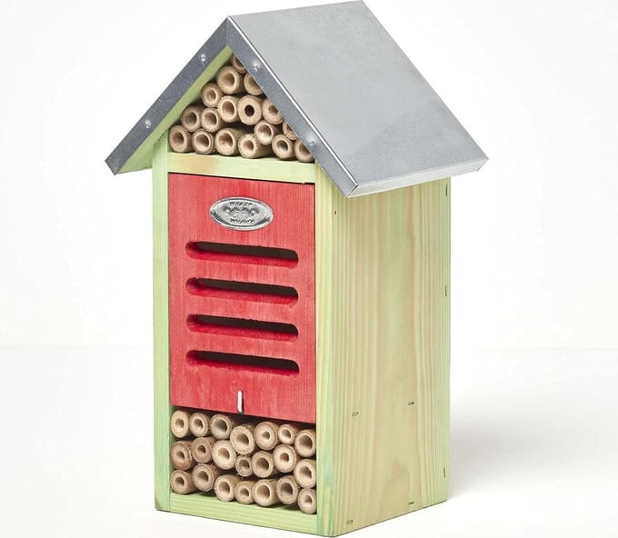 Homescapes insectenhotel van echt hout