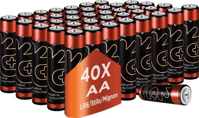 Uniross Industrial Alkaline AA 40 pack