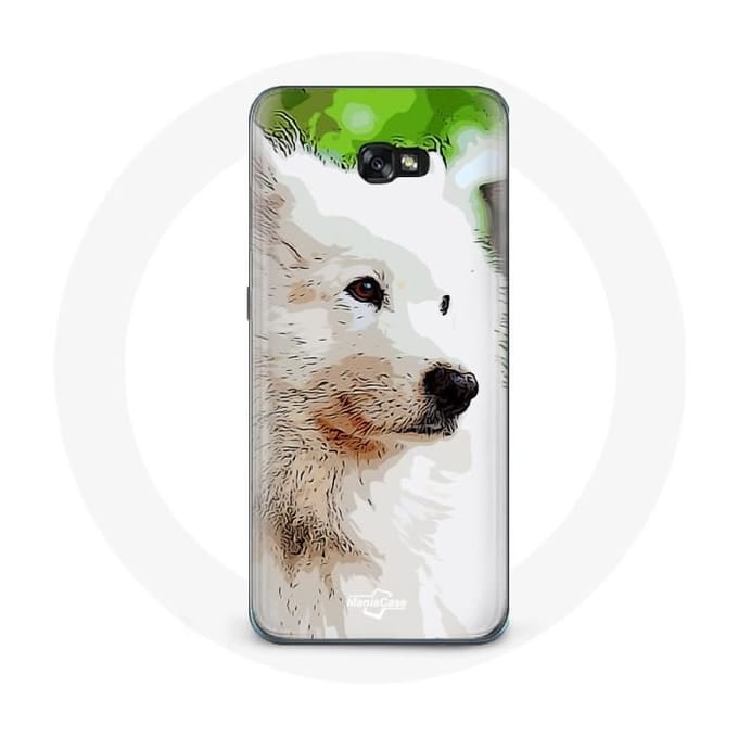 Case voor Samsung Galaxy A5 Samojeed Hond Wit