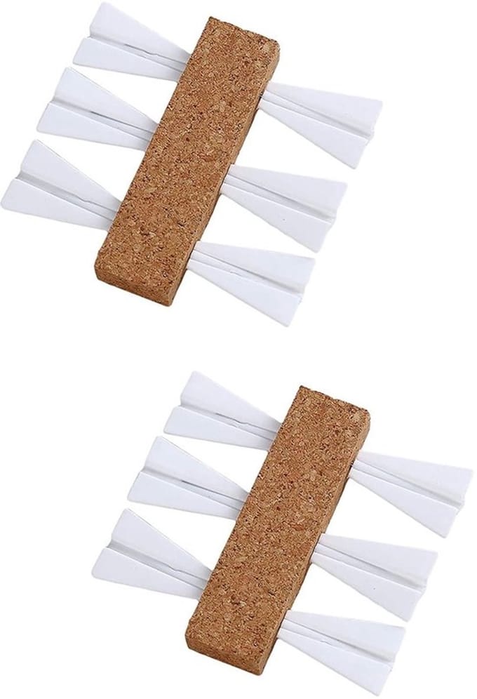 Allecto - Papier Vliegtuig Ontwerp - Creatieve Punaises - Wit