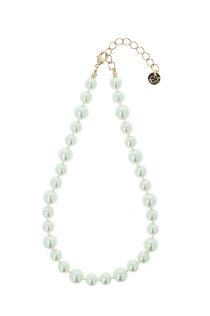 OTAZU Classic Pearl Necklace - Small Cream Größe: OS | Halsketten Outlet | Damen | Weiß