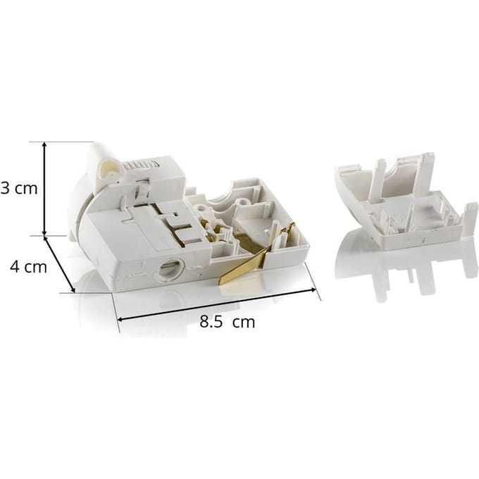 GLOBAL 3-fase multiadapter Noa, draagkracht 5kg, wit