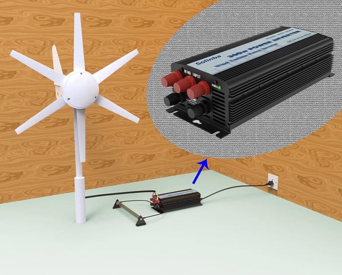 Zuivere Sinus Netgekoppelde Omvormer 300W voor Windturbines DC12-30V naar 220V AC