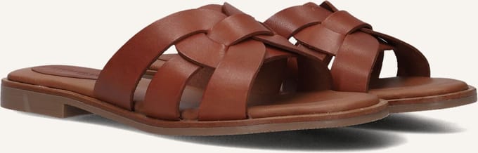 STEFANO LAURAN 790 Slippers - Dames - Cognac - Maat 38