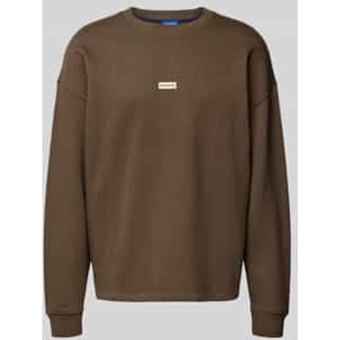 Loose fit sweatshirt van puur katoen, model 'NAVIU'