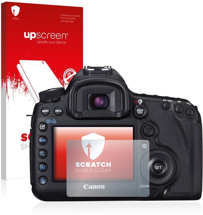 upscreen - Screenprotector voor Canon EOS 5D Mark III - Folie Beschermfolie transparant