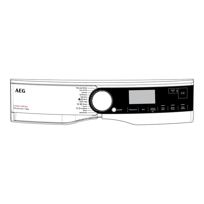 AEG controlepaneel, wit, AEG, EN 140238170033