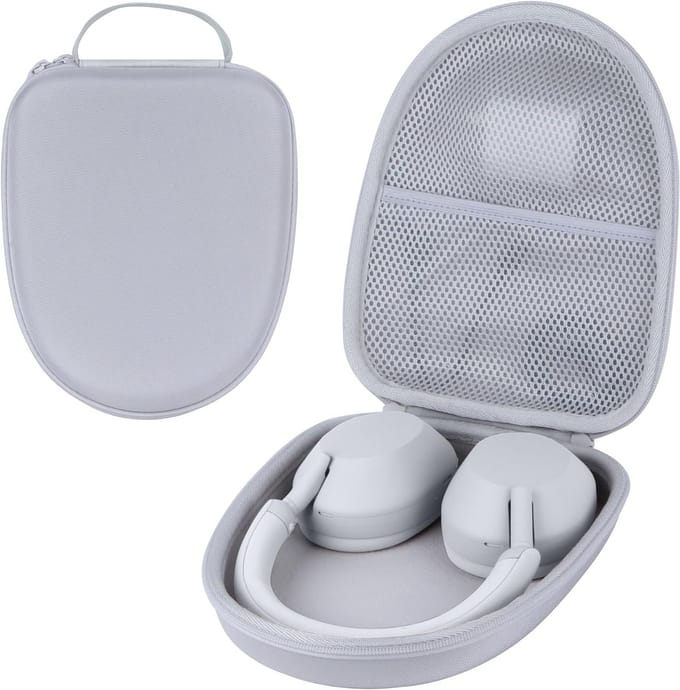 Duurzame Hard Case voor Noise Cancelling Hoofdtelefoons - Bescherming, Reis, Wit