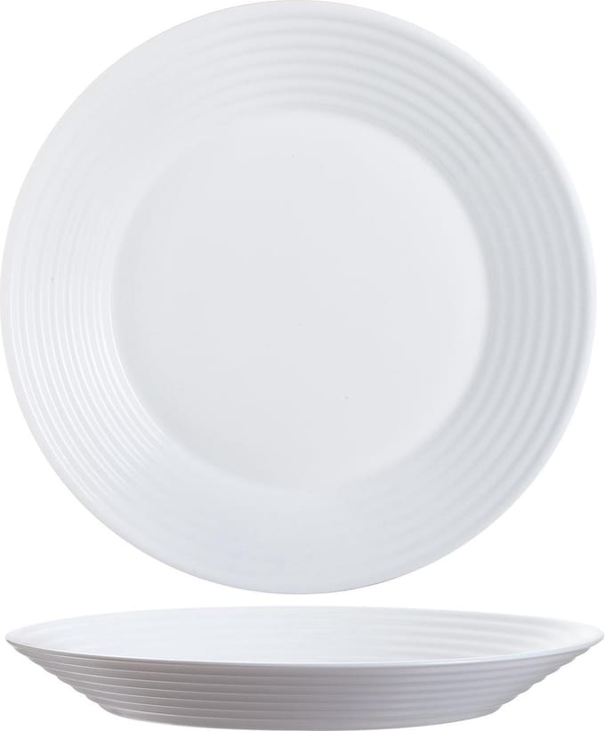 Luminarc Harena Diep Bord 23.6 cm -wit