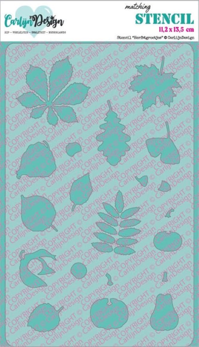 CarlijnDesign stencil Herfstgroetjes