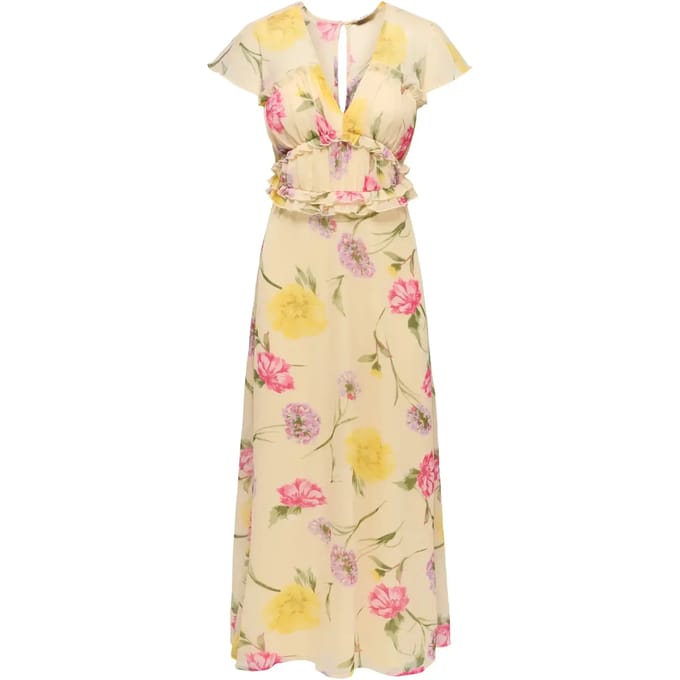 Maxi-jurk met volant voor dames Only Valda
