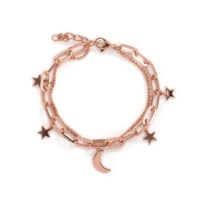 Luxenter armband afgewerkt in 18k roségoud - Darkle