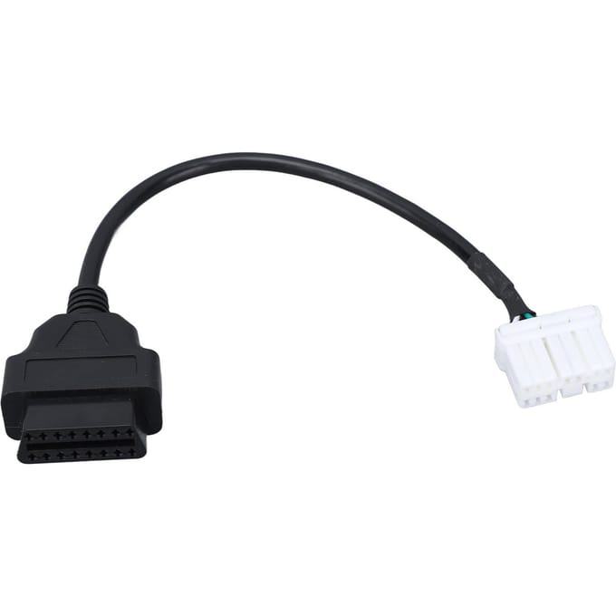 12-pins naar 16-pins adapterkabel Diagnostische connector kabelboom Vervanging voor Tesla Model S 2012 tot 2015 black