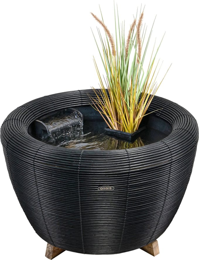 Orbis Mini-Pond - mini-vijver met waterval Antraciet