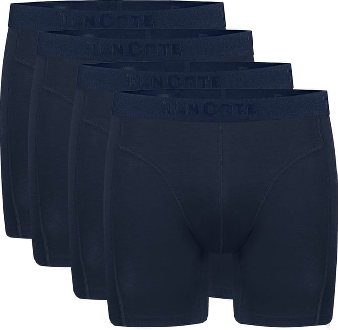 Ten Cate Basics long shorts navy 4 pack voor Heren | Maat M
