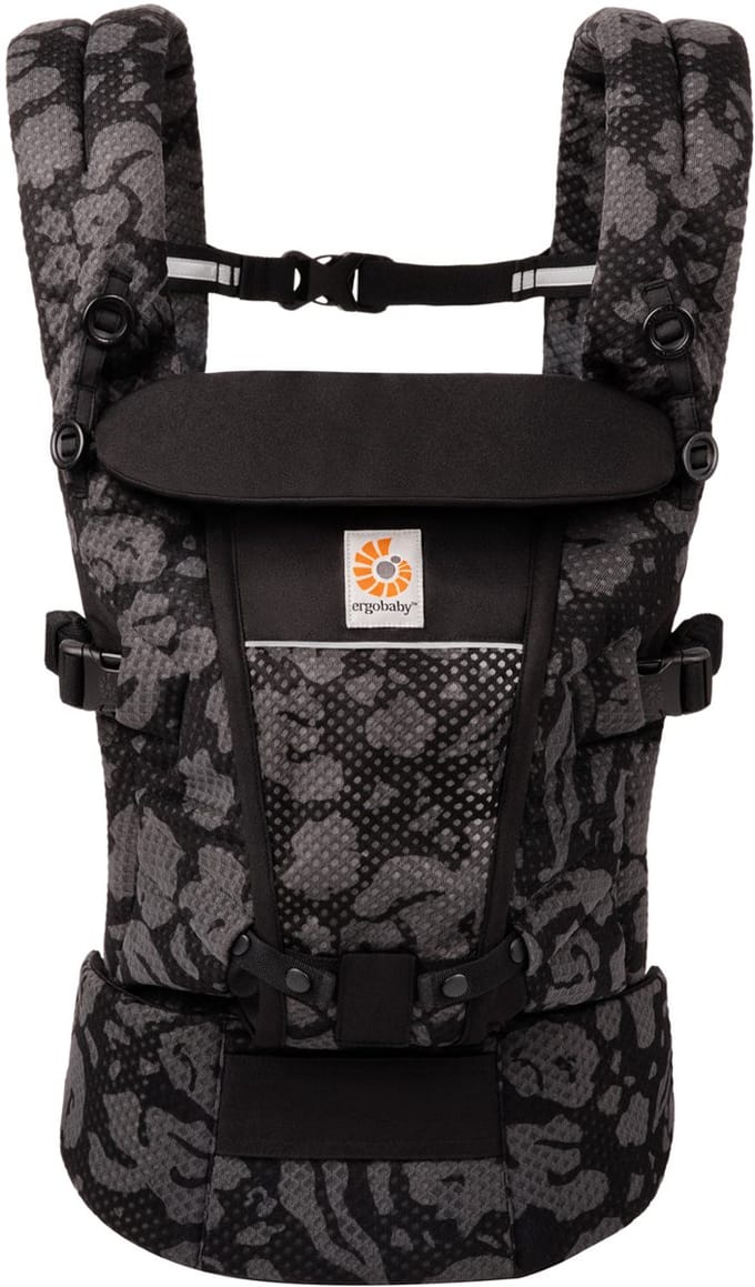 Ergobaby Draagzak Adapt - Soft Flex Mesh - Onyx Blooms
