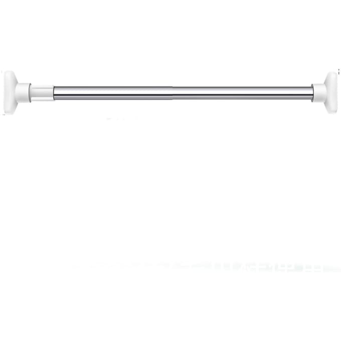 Support de cintre rétractable pour vêtements, installation sans trou pour salle de bain, balcon 70 ?120cm / white