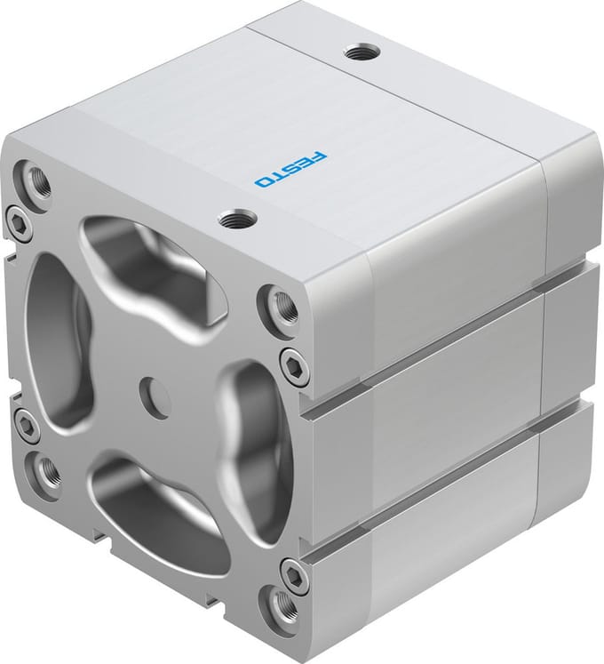 Festo Compacte Cilinder 100mm Boring 40mm Slag ISO 21287 Dubbelwerkend - 577195 - P2BUS
