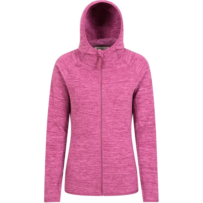 Mountain Warehouse Dames/Dames Lleyn II Melange Full Zip Hoodie (Bes)