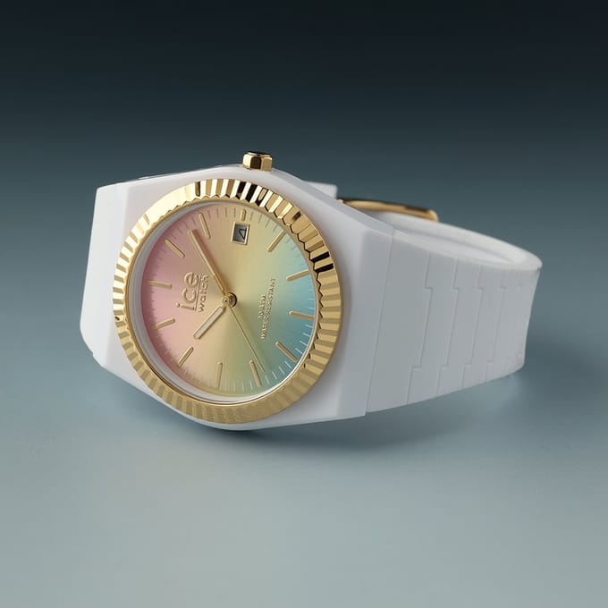 Ice Watch ICE power - PW1 - White sunset rainbow 024766 Horloge - Siliconen - Wit - Ø 36 mm