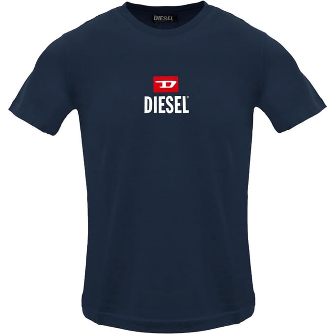 Diesel Just Small Nieuw D Logo Total Eclipse T-shirt