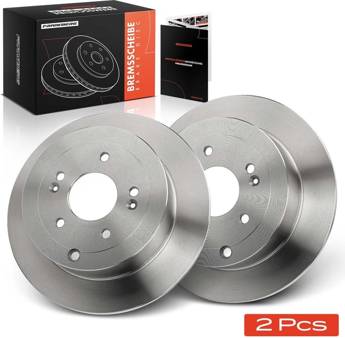 Frankberg 2x Remschijven Achteras voor Hyundai