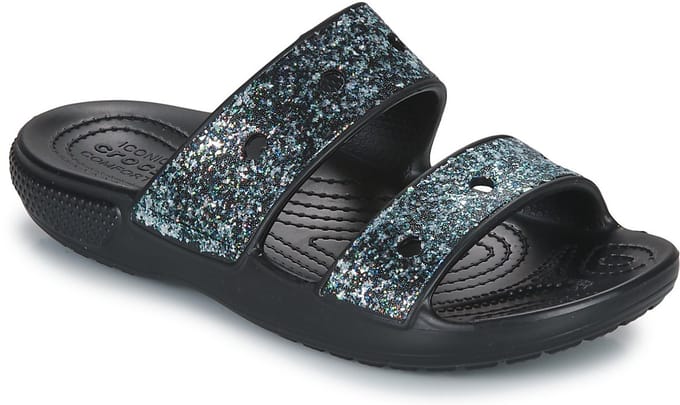Crocs Classic Glitter II Sandalen Zwart Maat 37/38 US M5/W7