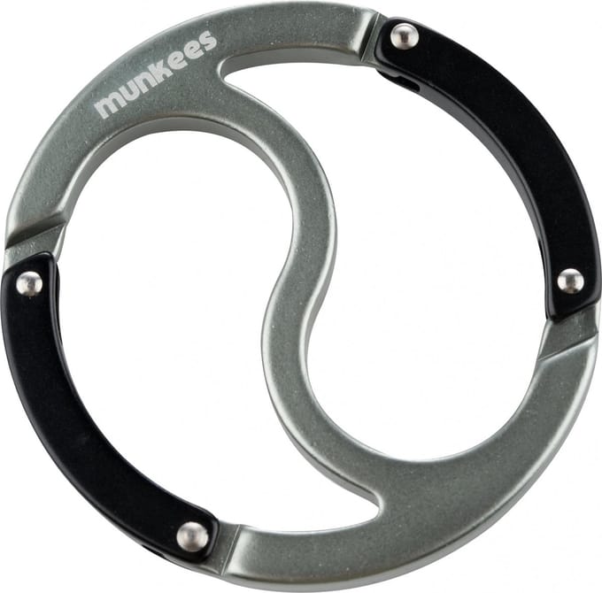 Munkees Karabijnhaak Yin-yang Grijs 6,5 Cm