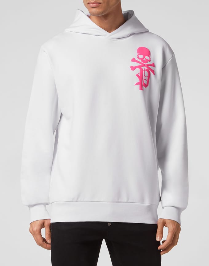 Sweatshirt Met Capuchon Gothic Plein
