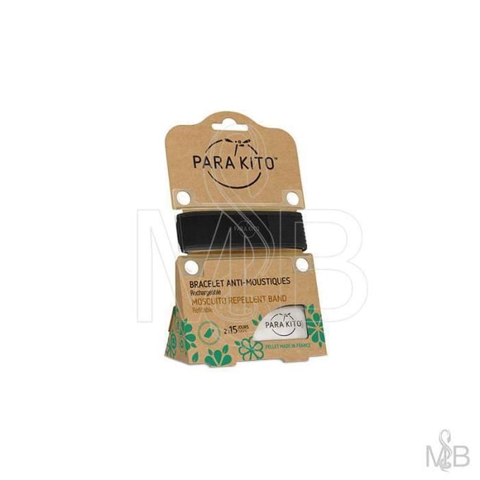 Para'Kito - Anti-Mug Armband Zwart + 2 Navullingen