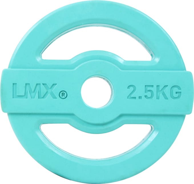 Lifemaxx Studio Pump Disc Halterschijf - 30 mm - 2,5 kg - Blauw/Turquoise