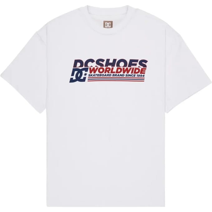 Dc Shoes Queltra T-shirt Met Korte Mouwen Wit L Man