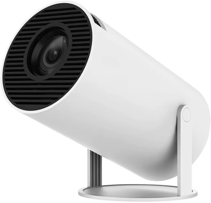 Ultieme Draagbare WiFi 6 Mini Beamer - 200 ANSI Lumen - Projector Streamen - BT 5.0 - Android - Home Cinema