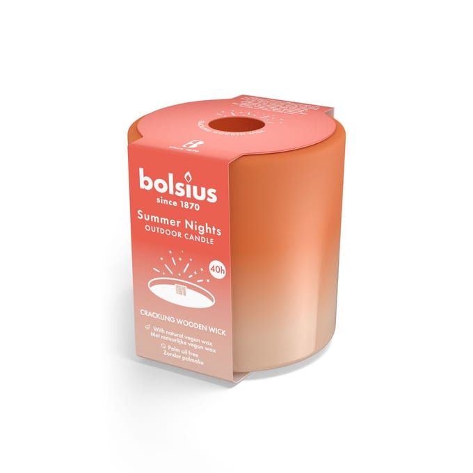 Bolsius Buitenkaars Summer Nights Ivoor - 10 cm / ø 10 cm