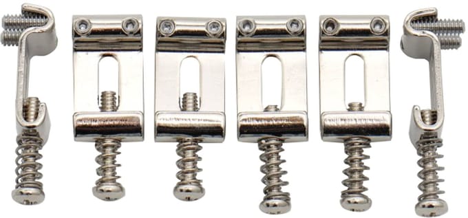 Göldo Vintage Böckchen Strat, M3 nikkel, 10,8mm, set - Gitaaronderdeel