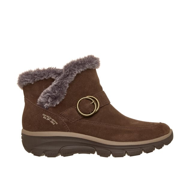 Skechers EASY GOING - GENTLE WINTER Dames Instappers - Chocolate