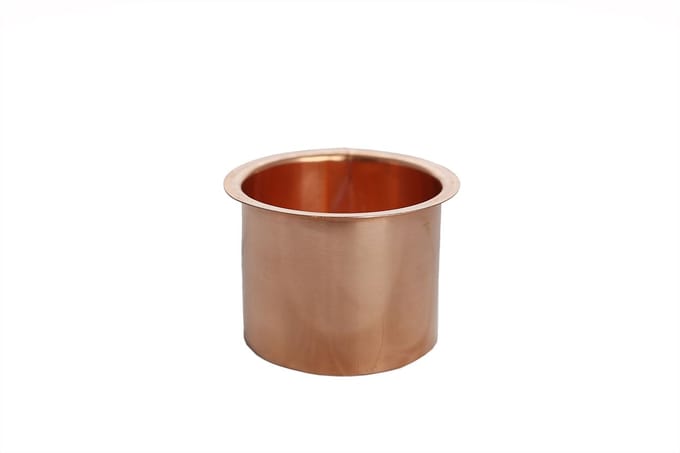 Tapeind Koper Bakgoot | Ø80 mm | 9 cm