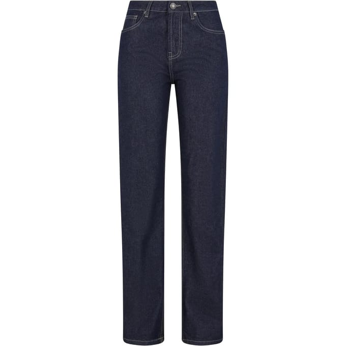 Urban Classics Damesjeans Ladies Straight F-it -denim TB7193