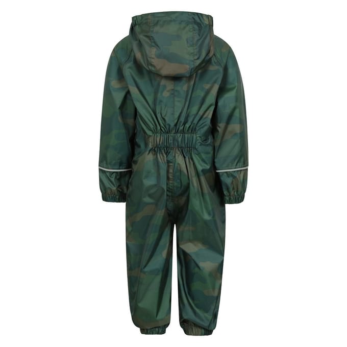 Mountain Warehouse Baby Camo Waterdicht Regenpak (Khaki)