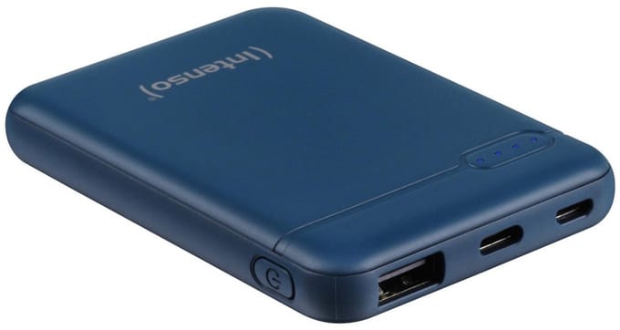 (Intenso) Powerbank XS5000 - 5000mAh - Li-polymer - USB-A en USB-C - petrol (7313527)