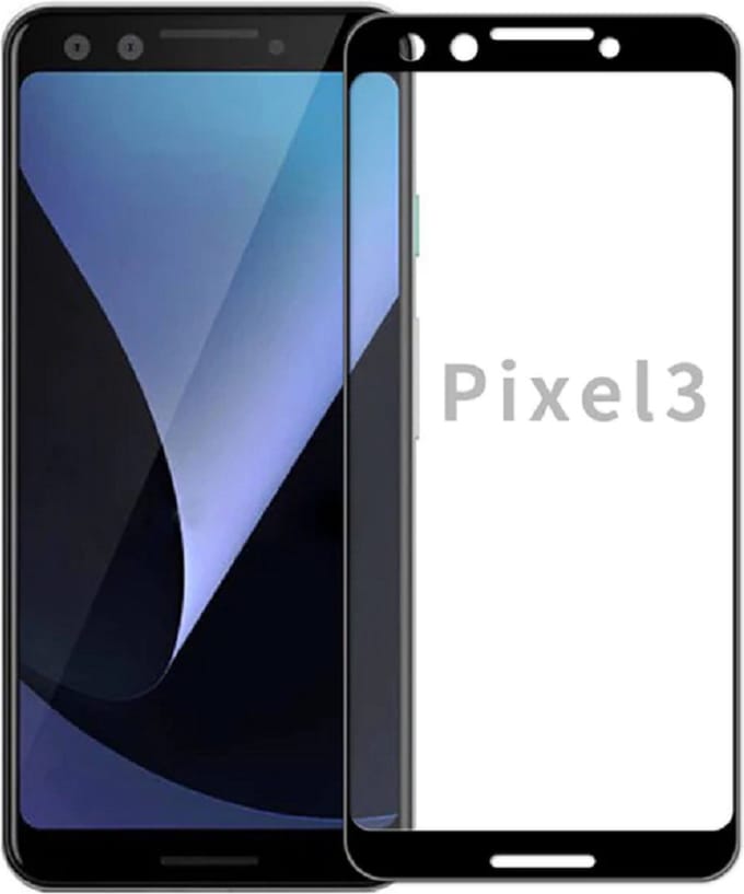 DrPhone MMA - Screenprotector - Veiligheidsglas - Volledig Bescherming - Gehard Glas - Geschikt voor Google Pixel 3