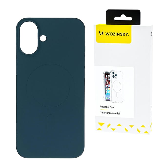 Wozinsky Silicone Magnetic Case Magsafe for Samsung Galaxy S25 - Blue