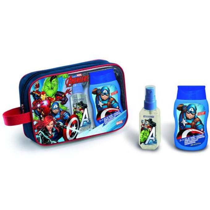Avengers - Geschenkset in toilettas - Eau de Toilette 90ml + Bad - & Douchegel 200ml
